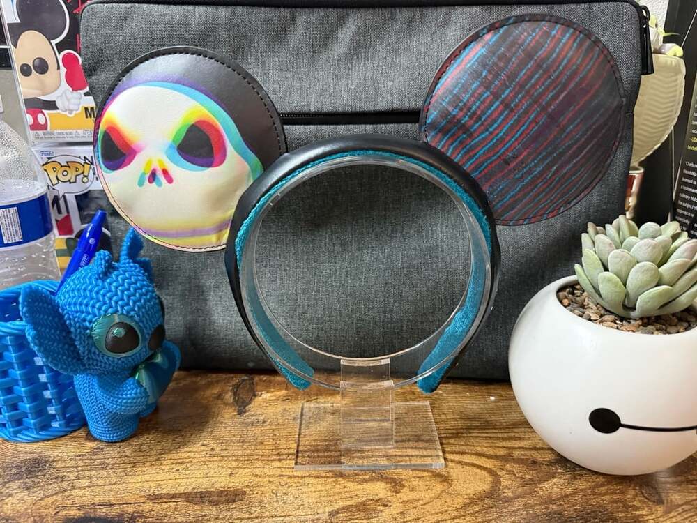 Used Disney Parks NBC Jack Skellington Ear Headband *Read*